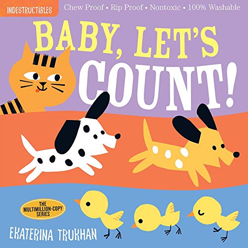Indestructible Baby, Let's Count Book ~ Chew Proof, Rip Proof, & Washable - Little Gift Nook