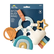 Load image into Gallery viewer, Itzy Ritzy Bitzy Busy Ring Teething Activity Cloud Toy for baby.