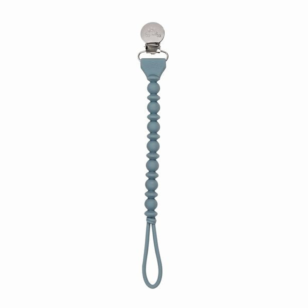Itzy Ritzy Sweetie Strap Pacifier Clip Gray - Little Gift Nook