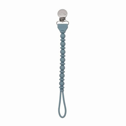 Itzy Ritzy Sweetie Strap Pacifier Clip Gray - Little Gift Nook