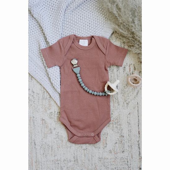 Itzy Ritzy Sweetie Strap Pacifier Clip Gray - Little Gift Nook
