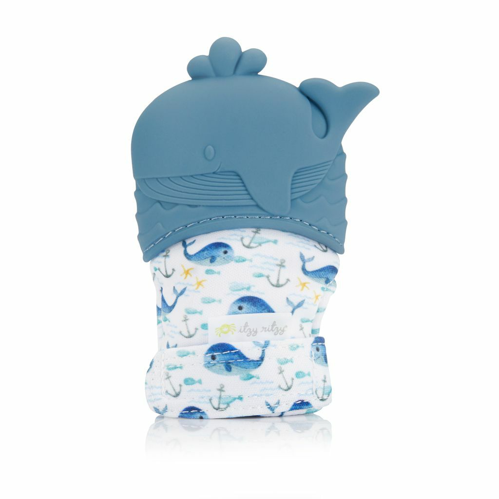 Itzy Ritzy Teething Mitt Blue Whale