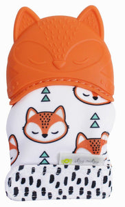 Itzy Ritzy Teething Mitt Orange Fox