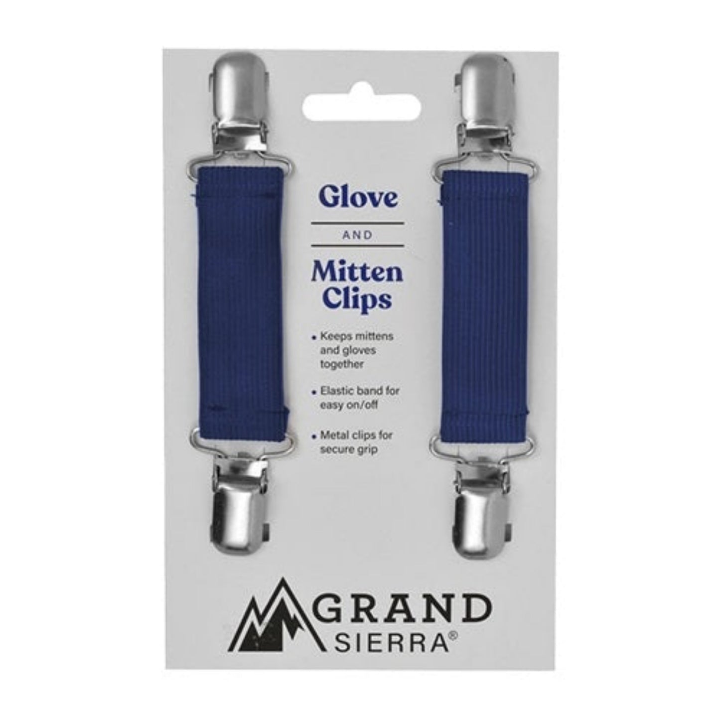 Kids Mitten & Glove Clips in navy. 2 per pack. - Little Gift Nook