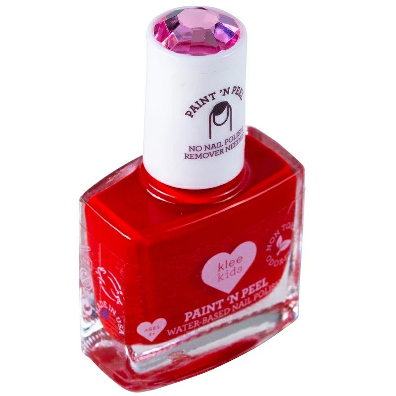Klee Naturals Peel-Off Nail Polish – Nashville Red - water based nail polish -  Made in USA! - Little Gift Nook