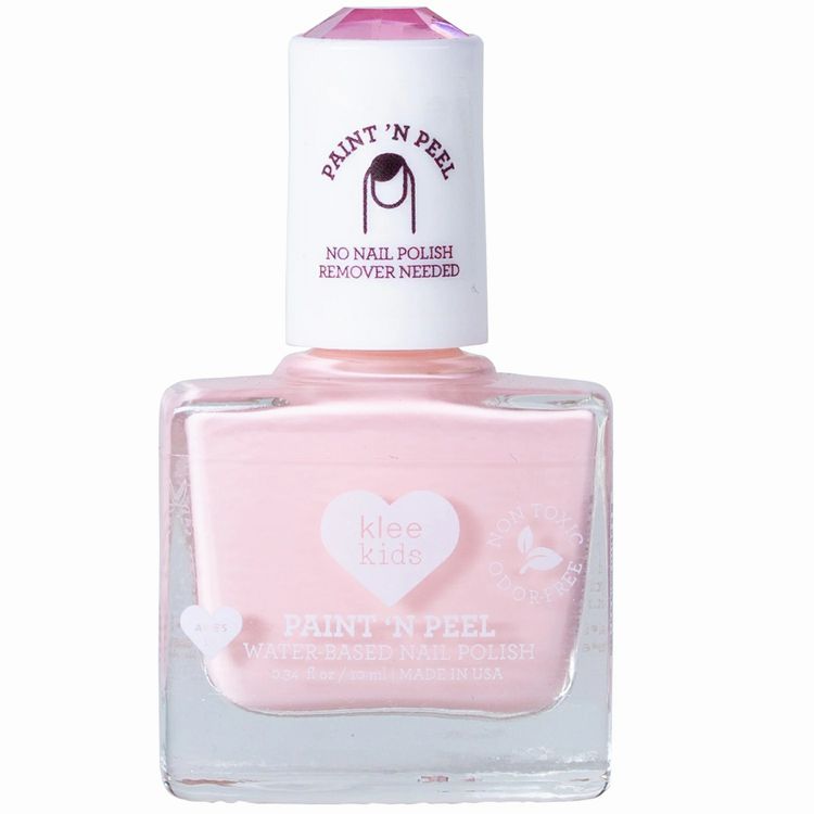Klee Naturals Peel off Nail Polish - Light Pink Made in USA! - Little Gift Nook