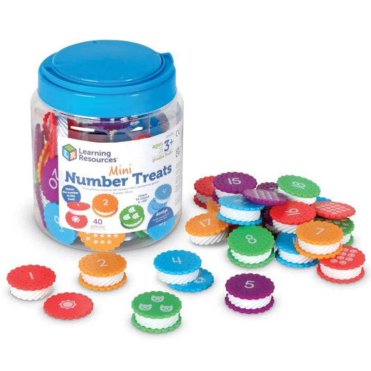 Learning Resources Mini Number Cookies Sorting Counting Matching - Little Gift Nook