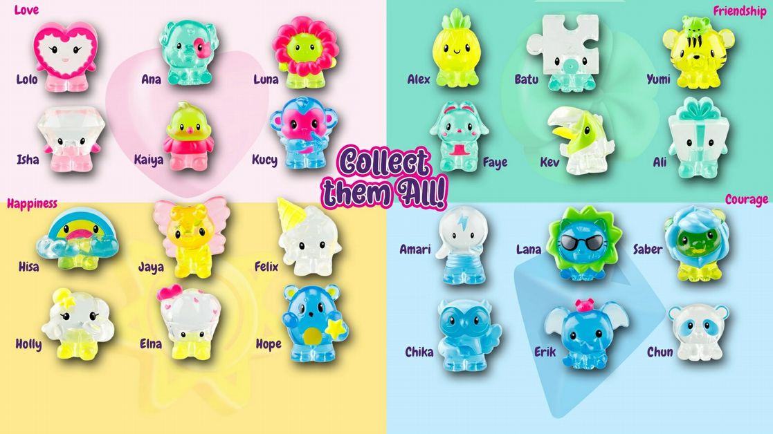 Lil Wish Lanterns Blind Foil Packs 1 Pet Wishimals inside! List of mystery bag possible animals to collect.- Little Gift Nook