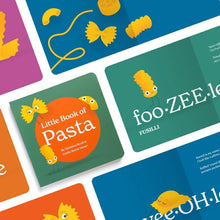 Load image into Gallery viewer, Little Book of Pasta Board Book for baby &amp; toddler