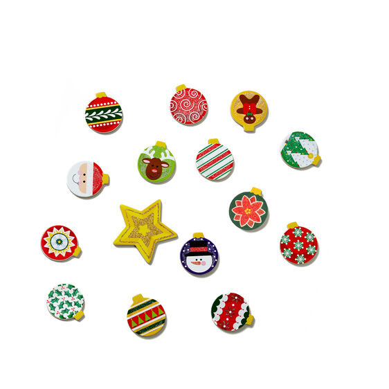 Melissa & Doug Countdown to Christmas Wooden Seasonal Calendar - Little Gift Nook
