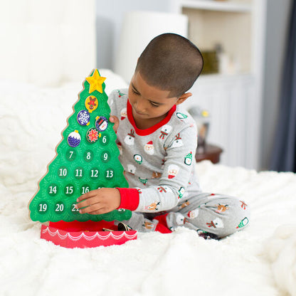 Melissa & Doug Countdown to Christmas Wooden Seasonal Calendar - Little Gift Nook