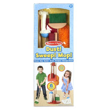 Load image into Gallery viewer, Melissa &amp; Doug Dust, Sweep, and Mop Kids size playset.