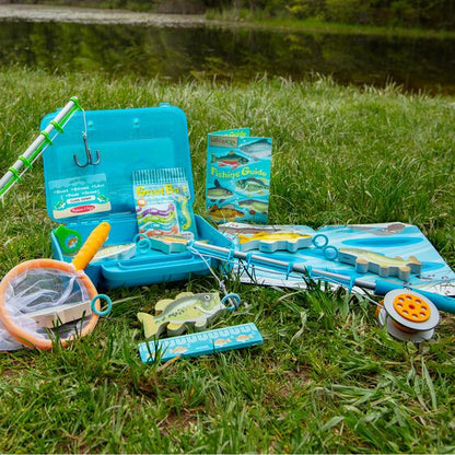 Melissa & Doug Let's Explore Fishing Set. Pretend play set and great birthday gift idea.  Little Gift Nook.