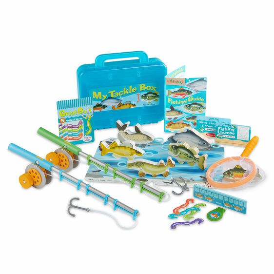 Melissa & Doug Let's Explore Fishing Set.  21 piece pretend play set. Birthday Gift idea.- Little Gift Nook