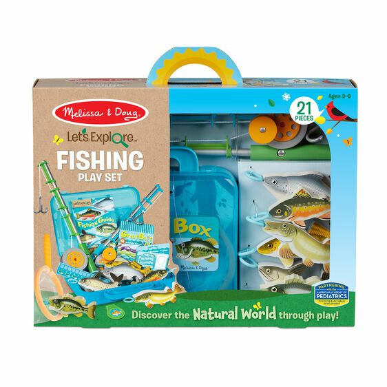 Melissa Doug Lets Explore Fishing Set.  21 piece fishing set makes perfect birthday gift idea. - Little Gift Nook