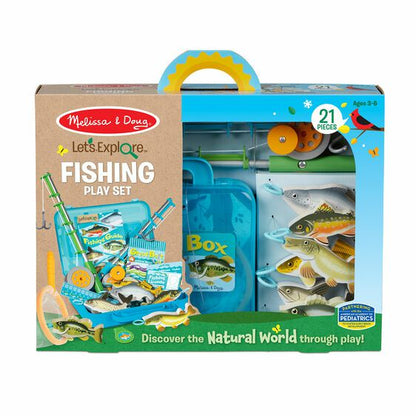 Melissa Doug Lets Explore Fishing Set.  21 piece fishing set makes perfect birthday gift idea. - Little Gift Nook