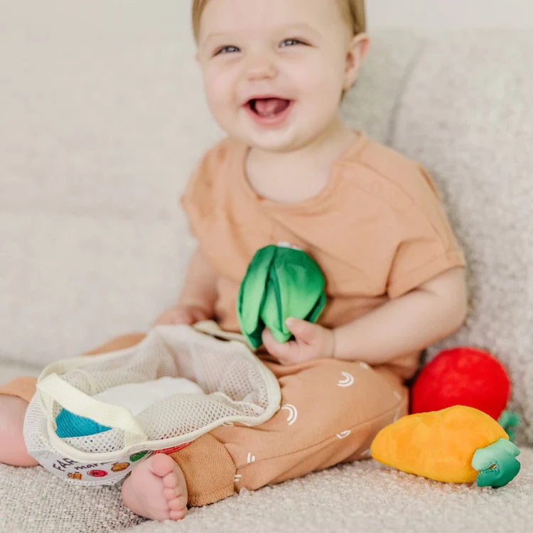 Melissa & Doug Market Basket Fill & Spill Sensory Baby Toy - Little Gift Nook