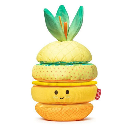 Melissa & Doug Pineapple Soft Stacker for baby. Soft textured pieces. - Little Gift Nook