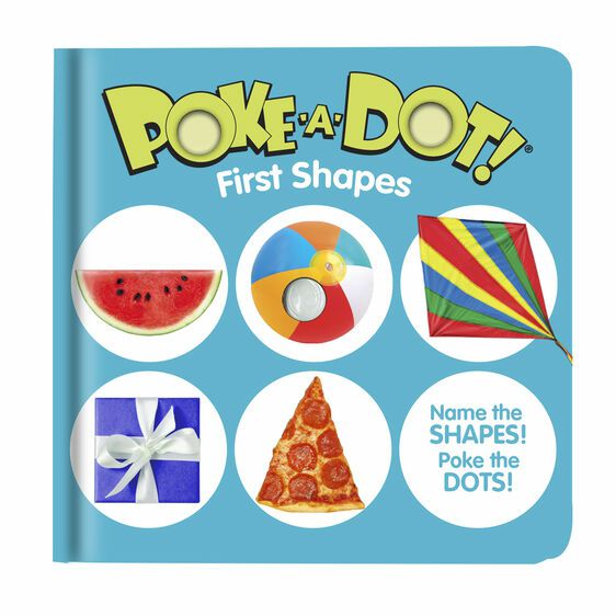 Melissa & Doug Poke-A-Dot: First Shapes Board Book - Little Gift Nook