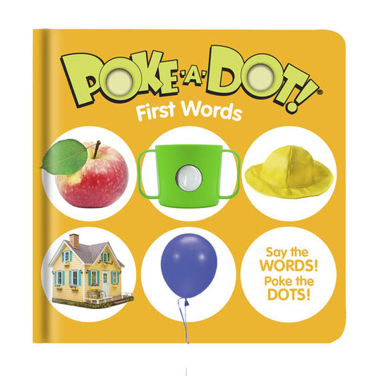 Melissa & Doug Poke-A-Dot: First Words Board Book - Little Gift Nook