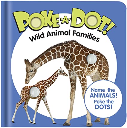 Melissa & Doug Poke a Dot Wild Animal Families Board Book - Little Gift Nook