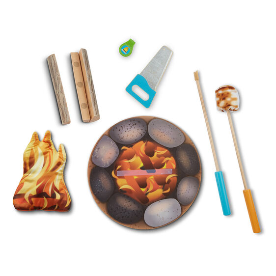 Melissa & Doug Let's Explore Campfire S'mores Play Set - Little Gift Nook