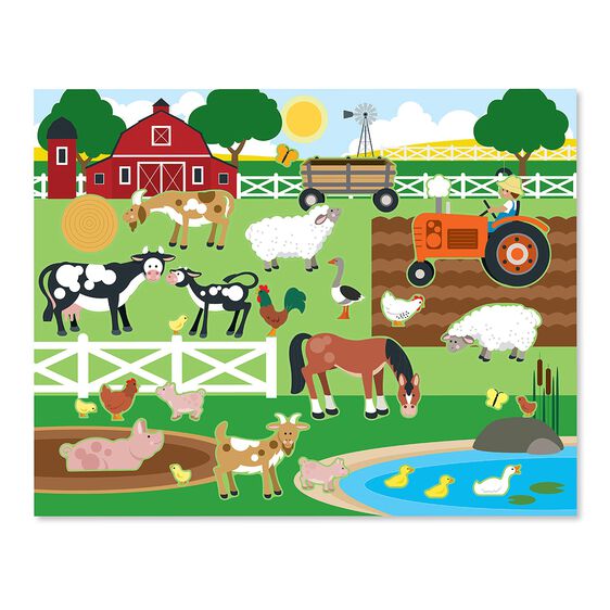 Melissa & Doug Reusable Sticker Pad Habitats - Little Gift Nook