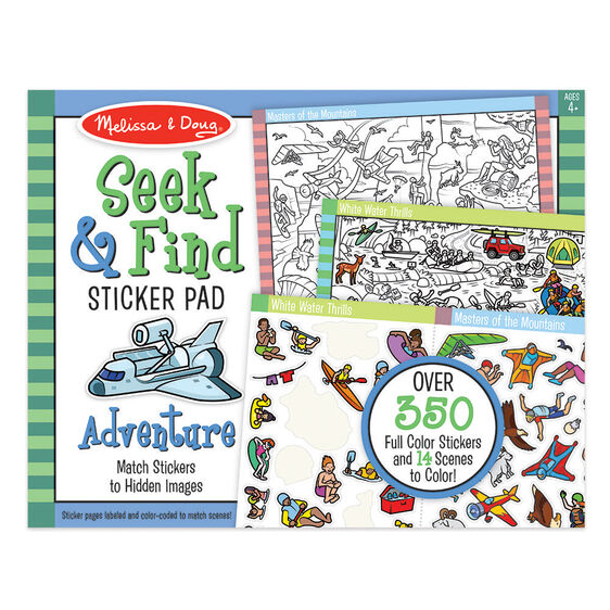 Melissa & Doug Seek & Find Adventure Sticker Pad - Little Gift Nook