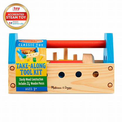 Melissa & Doug Take-Along Tool Kit Wooden Toy - Little Gift Nook
