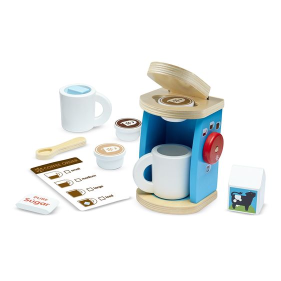 Melissa & Doug Wooden Brew & Serve Coffee Set - Little Gift Nook