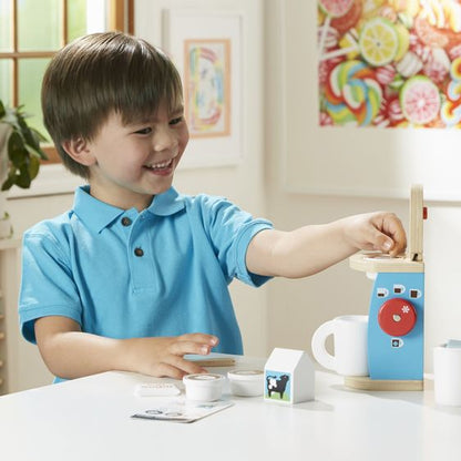 Melissa & Doug Wooden Brew & Serve Coffee Set - Little Gift Nook