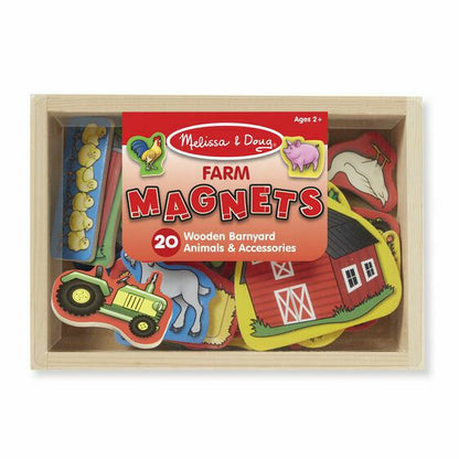 Melissa & Doug Wooden Farm Magnets - Little Gift Nook