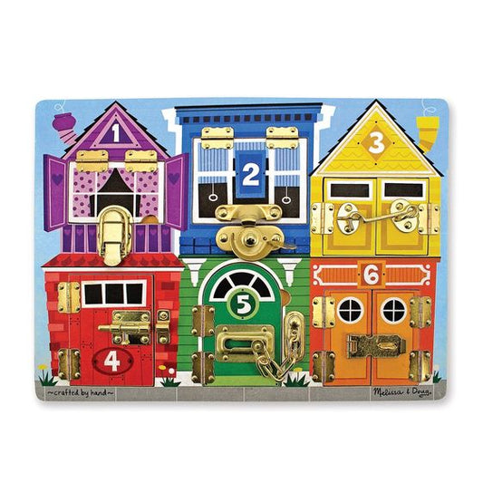Melissa & Doug Wooden Latches Board - Little Gift Nook