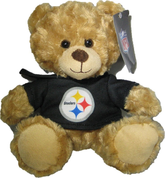 NFL Pittsburgh Steelers Hoodie Bear. 9". Hoodie is removable - Little Gift Nook