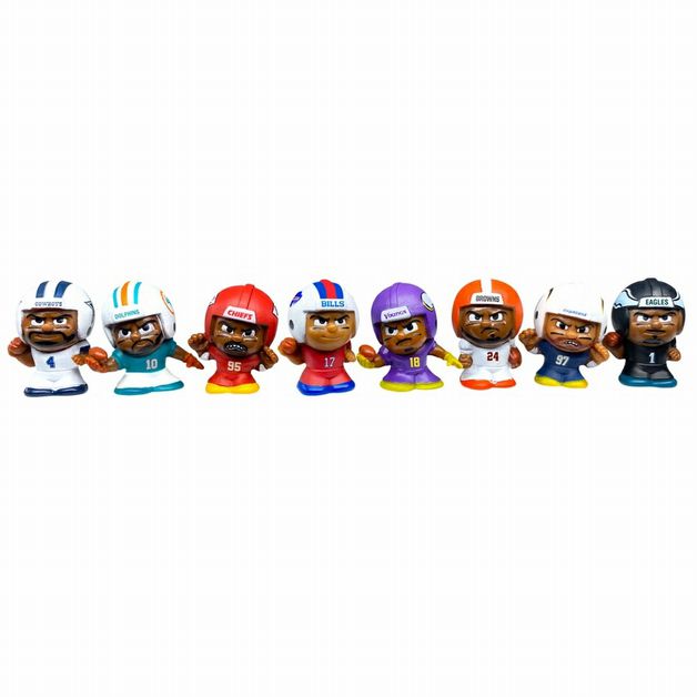 NFL Teeny Mates 2024 Mystery Collectible bags. 2 random figures in each bag. Mini collectible players. Collect all 32 plus 6 rare. This series is retired now so hard to find. - Little Gift Nook
