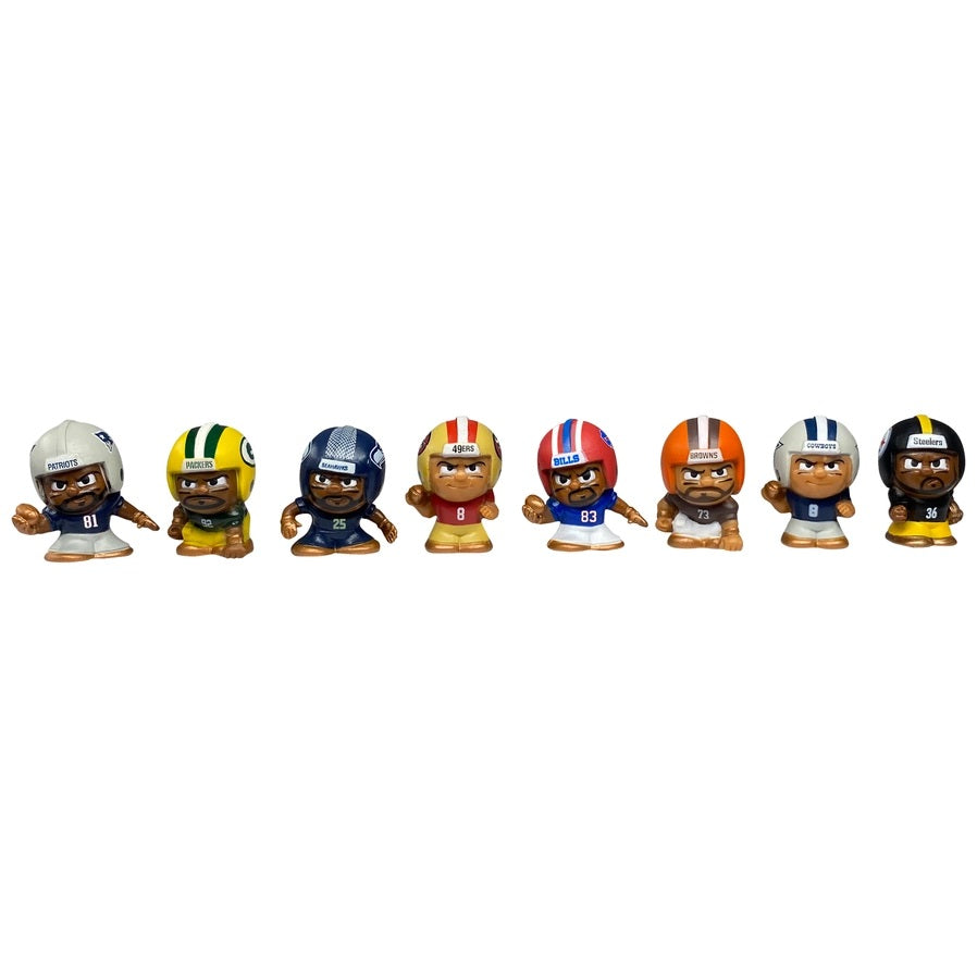 NFL Teenymates Legends Mystery Bag 2024- Series 2 (2025). 8 different NFL mini teenymates figures from various teams.Possible finds in our mystery bags. Collect all 32 plus rare finds.- Little Gift Nook