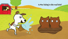 Load image into Gallery viewer, Peek-A-Moo! Hide and Seek with Max &amp; Moo Life the Flap Book!