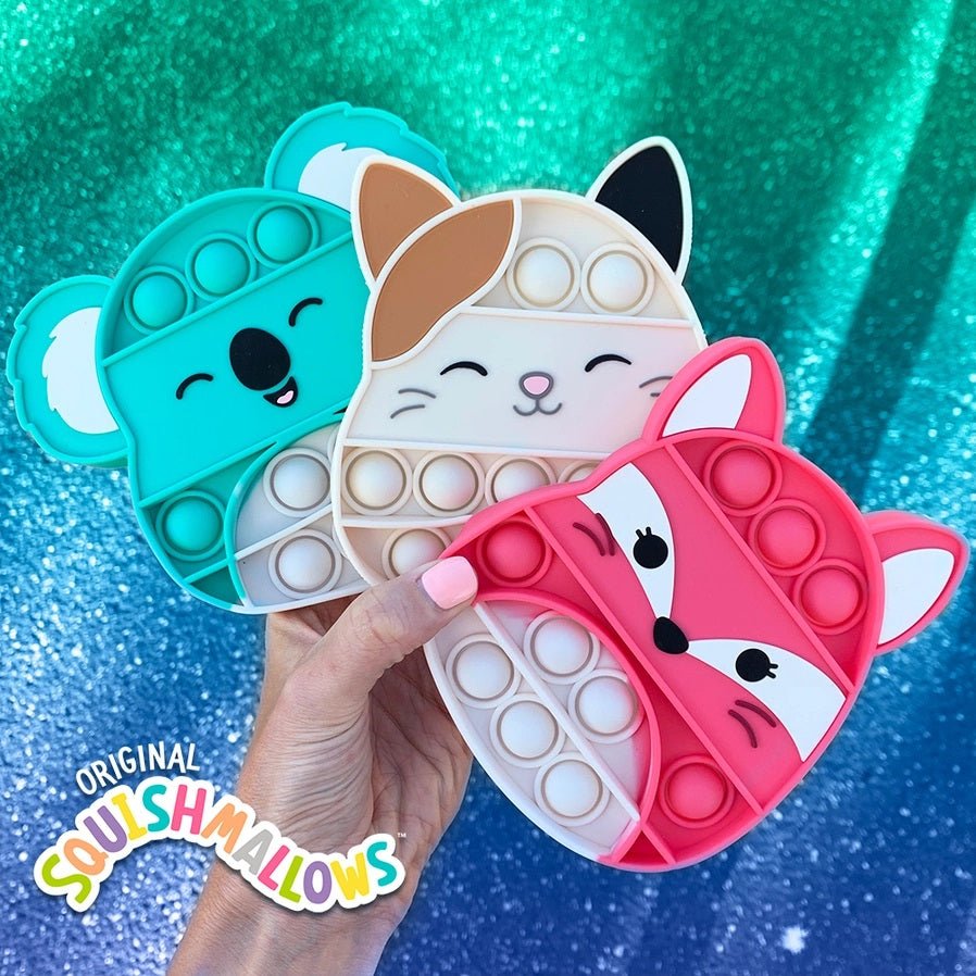 Pop Fidgety Squishmallows Mystery Blind Bag. 3 Different potential finds inside your mystery bag squishmallow popper fidget.  - Little Gift Nook