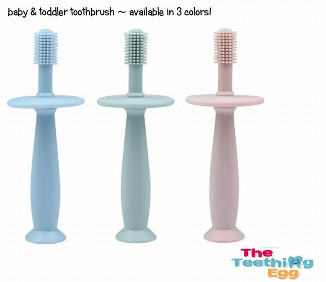 ToothieBrush Baby & Toddler Toothbrush in Blue - Little Gift Nook
