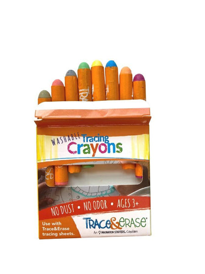 Trace & Erase Chalk Crayons 8 Pack - Little Gift Nook