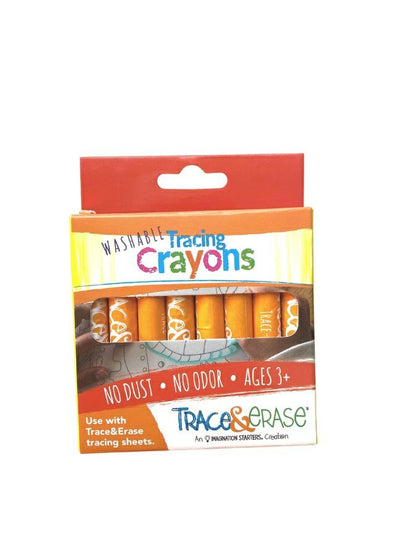 Trace & Erase Chalk Crayons 8 Pack - Little Gift Nook