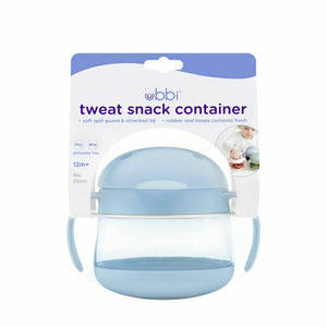 Ubbi Tweat Toddler Snack Container in Sky Blue