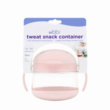 Load image into Gallery viewer, Ubbi Tweat Toddler Snack Container in Blush