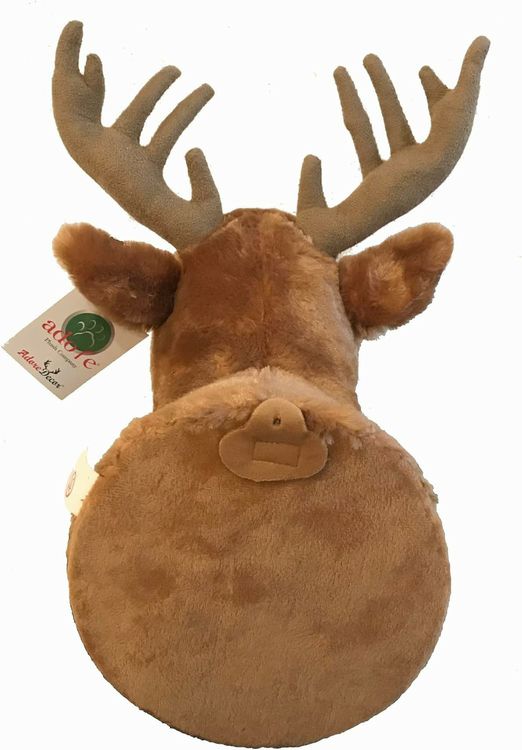 Whitetail Deer Buck Plush Wall Mount. Flat back with hanging hook. Cute and unique baby shower gift. - Little Gift Nook