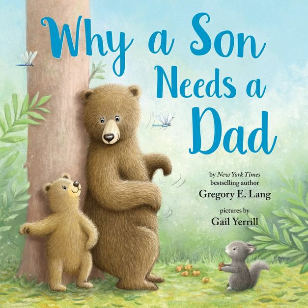 Why a Son Needs a Dad Book. Hard Cover.  Storybook about all the special father son moments. Father's Day Gift. New Father Gift. - Little Gift Nook