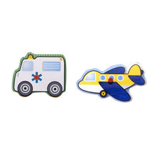 Load image into Gallery viewer, Melissa &amp; Doug Wooden Peg Puzzle Vehicles.