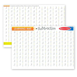 Melissa & Doug New Learning Mat Subtraction NEW