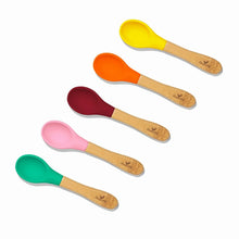 Load image into Gallery viewer, Baby bamboo spoons 5 pk by Avanchy