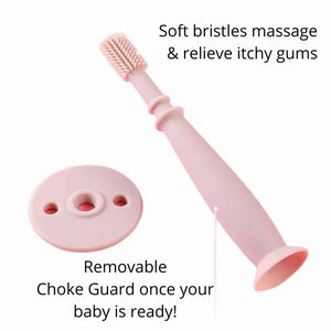 The Teething Egg ToothieBrush Baby & Toddler Toothbrush Pink