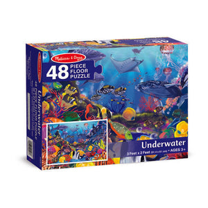 Melissa & Doug Underwater Floor Puzzle - 48 Pieces.